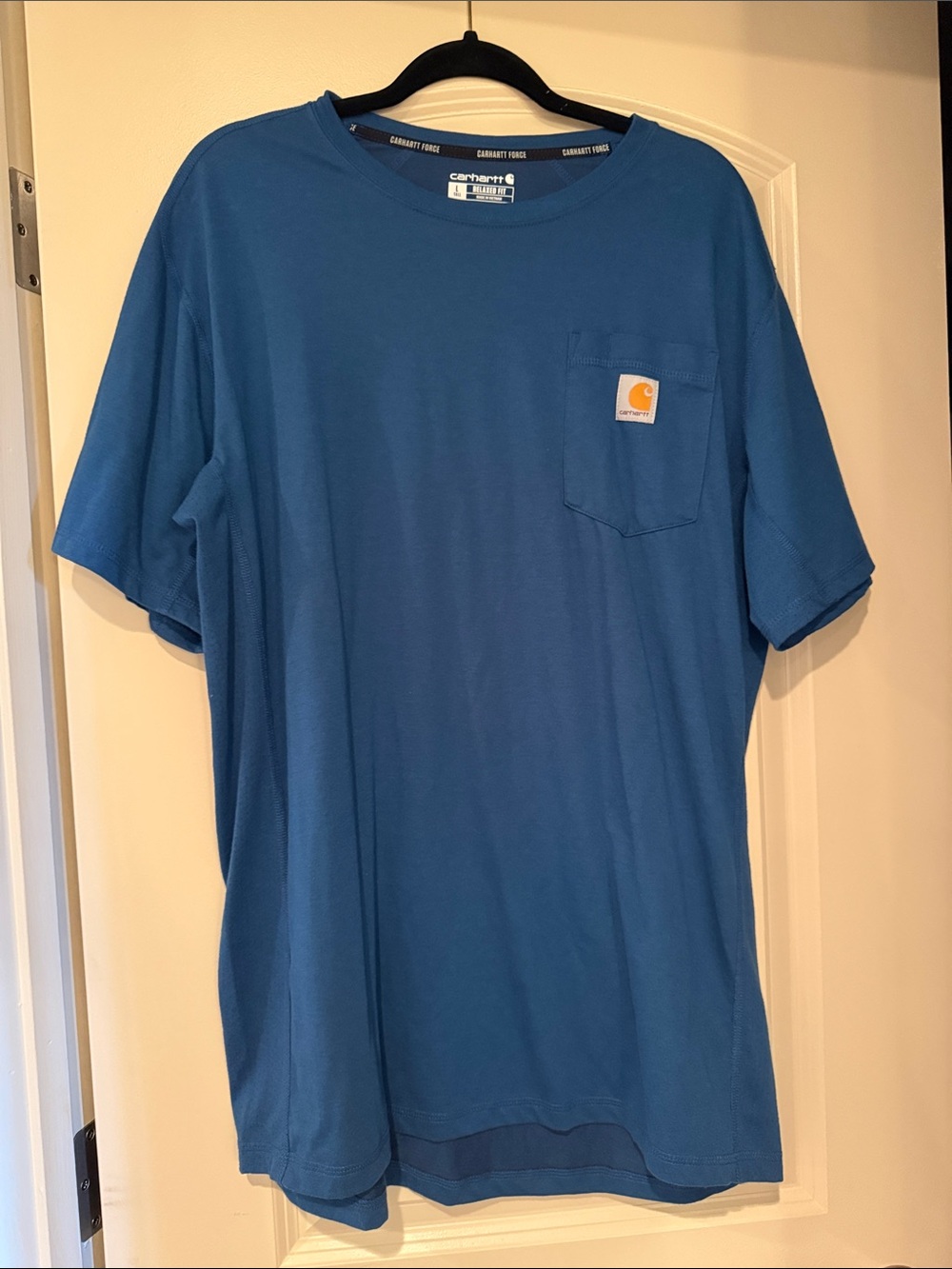 Carhartt Blue Short Sleeve Pocket Tee